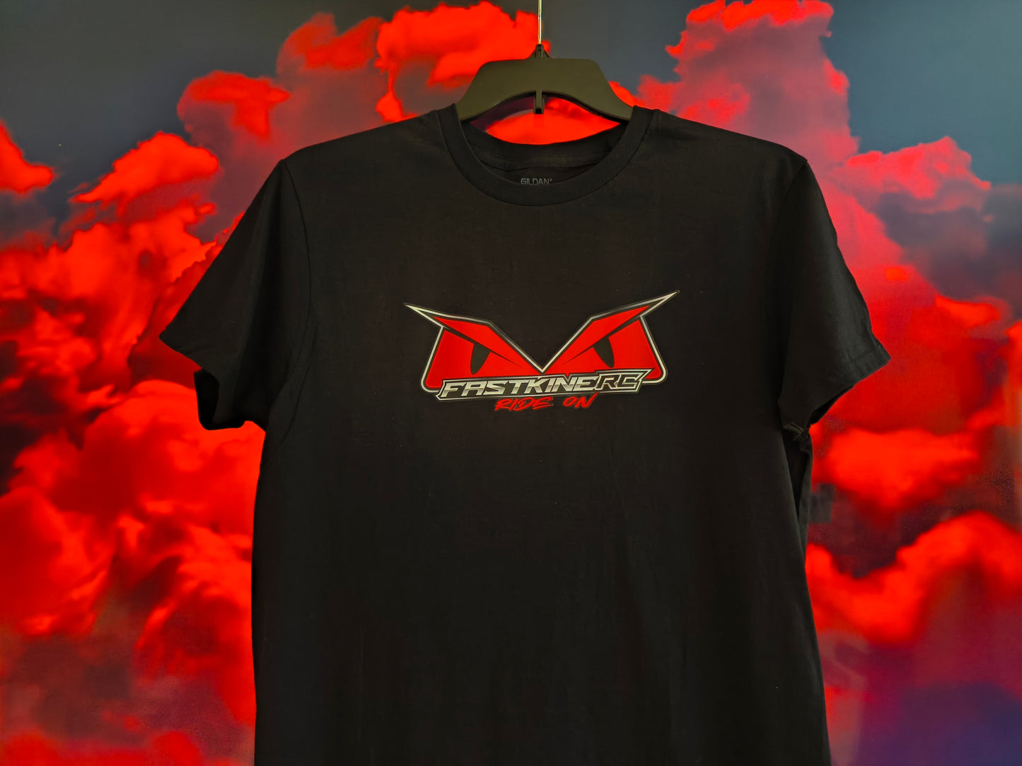 Men's 100% Cotton Fastkine Front Logo Tee